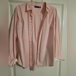 Apt. 9 Soft Pink Striped Blouse